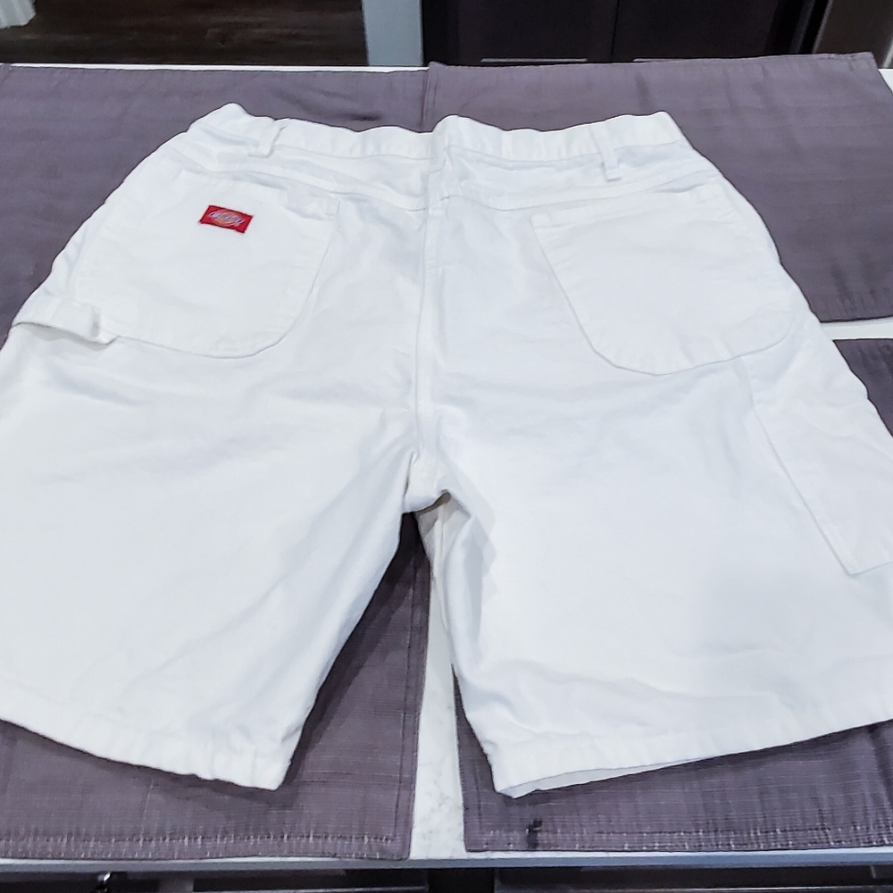 *WHITE DICKIE SHORTS*